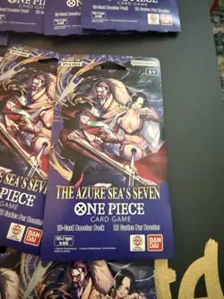 One Piece TCG: The Azure Sea's Seven (OP-14) EN Sleeved Booster Packs (25 Packs) - Image 2