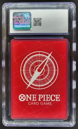 2025 ONE PIECE CCG MONKEY D. LUFFY 3RD ANNIVERSARY PROMO CGC 9.5 A PT - Image 2