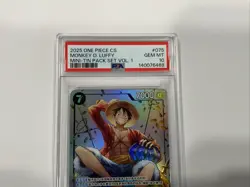 2025 ONE PIECE SIMPLIFIED CHINESE MINI-TIN PACK MONKEY D. LUFFY PSA 10 POP 4🔥 - Image 2
