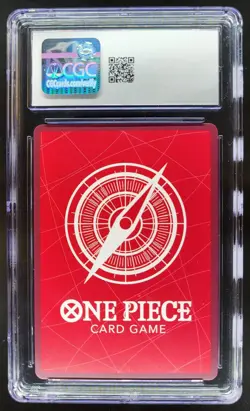 2025 ONE PIECE CCG MONKEY D. LUFFY 3RD ANNIVERSARY PROMO CGC 8.5 A PT - Image 2