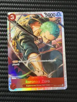 Roronoa Zoro OP01-025 SR Romance Dawn Holo Foil One Piece TCG NM - Image 1
