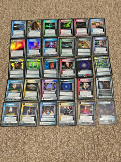 HUGE LOT 2000 STAR TREK CCG REFLECTIONS FOILS LOT OF 92 of 102 CARDS PARTIAL SET - Image 1