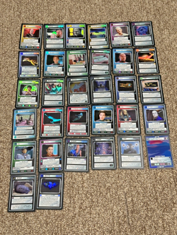 HUGE LOT 2000 STAR TREK CCG REFLECTIONS FOILS LOT OF 92 of 102 CARDS PARTIAL SET - Image 3