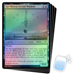 FOIL GO-SHINTAI OF LOST WISDOM X4 Kamigawa: Neon Dynasty NEO Magic MTG MINT CARD - Image 1