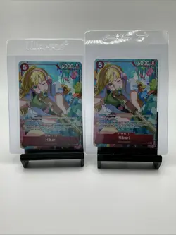 HIBARI OP11-010 (AR) A First Of Divine Speed Foil Lot- 2 Cards - Image 1