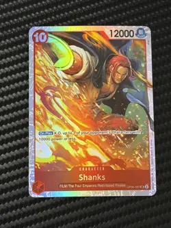 Shanks OP06-007 One Piece Card Game TCG Super Rare SR - Image 1