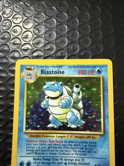 1999 Blastoise Holo Rare WOTC Pokemon Card TCG 2/102 Base Set, LP Condition - Image 3