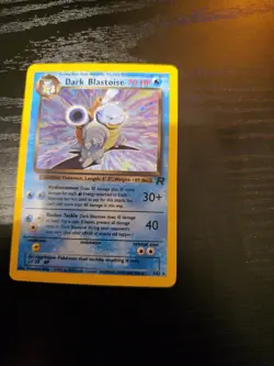 Pokemon TCG Dark Blastoise Holo Rare Card 3/82 Unlimited Edition - Image 1