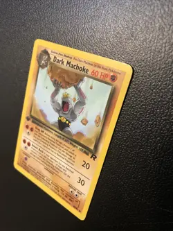 Dark Machoke 40/82 Team Rocket 1st Edition Pokemon Card In NM Condition - Image 4
