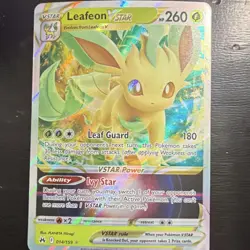The Pokemon Company Leafeon VSTAR SWSH195 Sword & Shield Promo Holo Vstar Card - Image 1