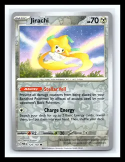 💥 Jirachi 126/182 SV04: Paradox Rift Reverse Holo - Pokemon Card - Image 1