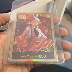 One Piece Card Game DON!! Eb03 gold don Uta - Image 1