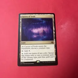 Magic: The Gathering Land Cavern of Souls Mythic Regular Card Near Mint - Image 1