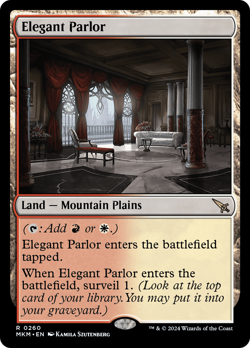 x1 Elegant Parlor MKM MTG 260 RARE M/NM 1x - Image 1