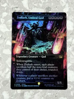 Zodiark, Umbral God (Borderless) #336 FOIL MTG Final Fantasy FIN NM X1 - Image 1