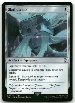 Skullclamp 355 MTG Commander: FINAL FANTASY U NM - Image 1