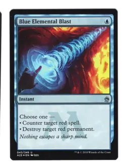 MTG Blue Elemental Blast - Foil, Masters 25, NM, English - Image 1