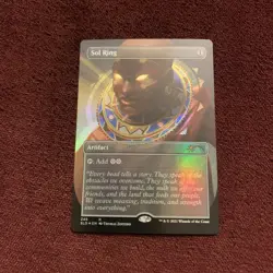 MTG Sol Ring (249) Secret Lair Drop, Borderless Foil, Mint/Nm Condition Unplayed - Image 1