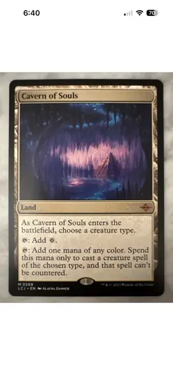 Magic: The Gathering Land Cavern of Souls Mythic Regular - Image 1