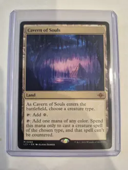 Magic: The Gathering Land Cavern of Souls Mythic Land; Lost Caverns of Ixalan NM - Image 1