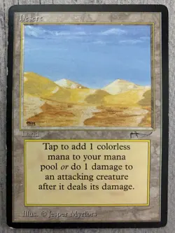 MTG Desert Arabian Nights (campfire/mirage) Version - Image 1