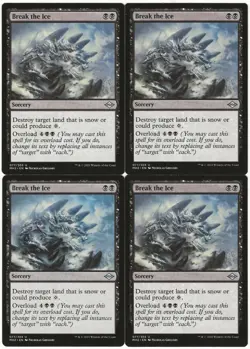MTG Break the Ice x4 Mordern Horizons 2 Uncommon NM Playset - Image 1