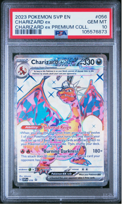 2023 Pokemon SVP en Charizard EX Premium Collection #056 PSA 10 - Image 1