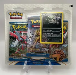 (402929) Pokemon XY Breakpoint Booster Umbreon 3-Pack Blister - Factory Sealed - Image 1