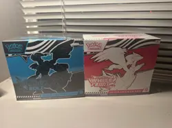 Black Bolt and White Flare ETB Pokemon Factory Sealed Pokemon - Image 1
