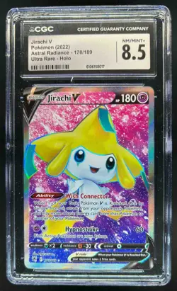 2022 Pokemon SWSH Astral Radiance Jirachi V #170/189 CGC 8.5 - Image 1