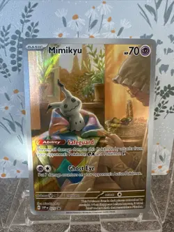 Pokemon TCG Mimikyu Scarlet & Violet Promo Card 075/Promo Near Mint Condition - Image 1