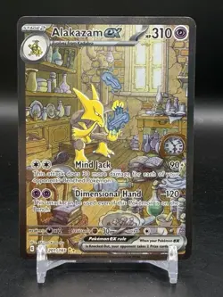Alakazam ex 201/165 Special Illustration Rare Scarlet & Violet 151 Pokemon NM - Image 1
