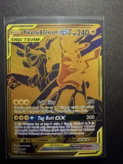 Pokemon TCG Pikachu & Zekrom GX SM248 - Tag Team Promo Holo Rare - Image 1