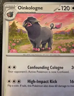 Oinkologne 183/197 Uncommon Scarlet & Violet: Obsidian Flames Pokemon TCG - Image 2