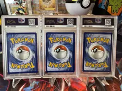 2023 Pokemon Squirtle Wartortle Blastoise ex PSA 9 Illustration Rare Trio 151 - Image 5