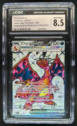 2023 Pokemon SV Black Star Promos - SVP EN Charizard ex #056 CGC 8.5 - Image 1