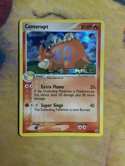 Camerupt 23/106 Ex Emerald Reverse Holo Stamped Pokemon Card MP PL - Image 2