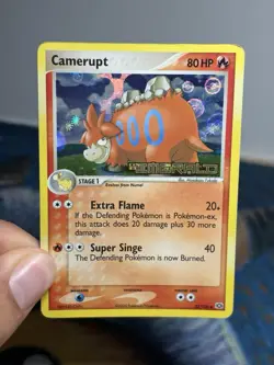 Camerupt 23/106 Ex Emerald Reverse Holo Stamped Pokemon Card MP PL - Image 3