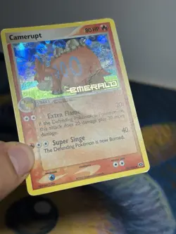 Camerupt 23/106 Ex Emerald Reverse Holo Stamped Pokemon Card MP PL - Image 5