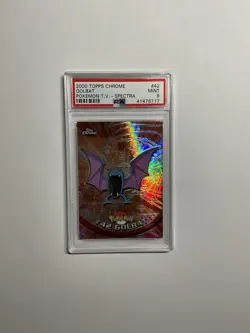 2000 POKEMON TOPPS CHROME SERIES 1 SPECTRA GOLBAT #42 PSA 9 MINT - Image 1