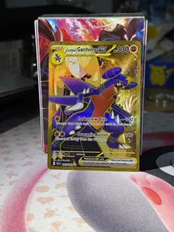 Pokemon TCG Cynthia’s Garchomp ex 241/182 SV10: Destined Rivals Hyper Rare NM - Image 1