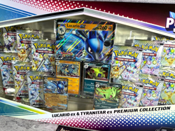 Pokemon Prismatic Lucario Ex & Tyranitar Ex Premium Collection New Sealed - Image 2