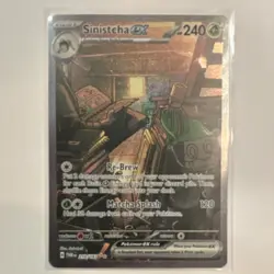 Pokemon Sinistcha Ex 210/167 Special Illustration Rare Holo Twilight Masquerade - Image 1