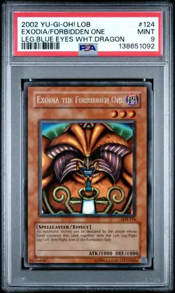 2002 #124 EXODIA THE FORBIDDEN ONE PSA 9 - Image 1