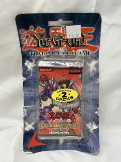 TWO Duelist Pack Jaden Yuki Booster Pack YuGiOh TCG sealed packs - Image 1