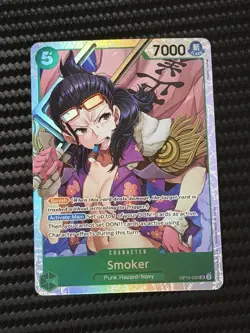 Smoker OP10-030 - One Piece TCG - SR Near-Mint English Super Rare Foil - Image 1