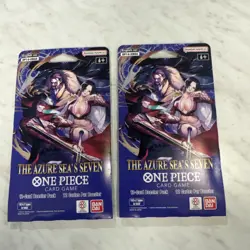 One Piece TCG: The Azure Sea's Seven Sleeved Booster OP-14 English x 2 Packs - Image 1