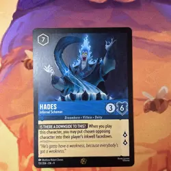 Disney Lorcana - Hades Infernal Schemer - Fabled 151/204 Non-Foil NM - Image 1