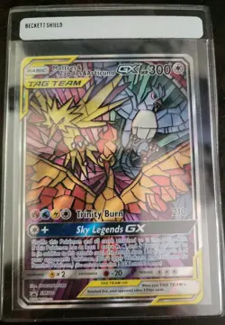 Pokemon Moltres & Zapdos & Articuno GX Tag Team Promo SM210 Holo English Card - Image 4