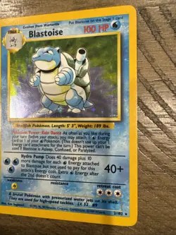 Pokemon TCG Blastoise Holo Rare Card Base Set 2/102 WOTC - Image 5